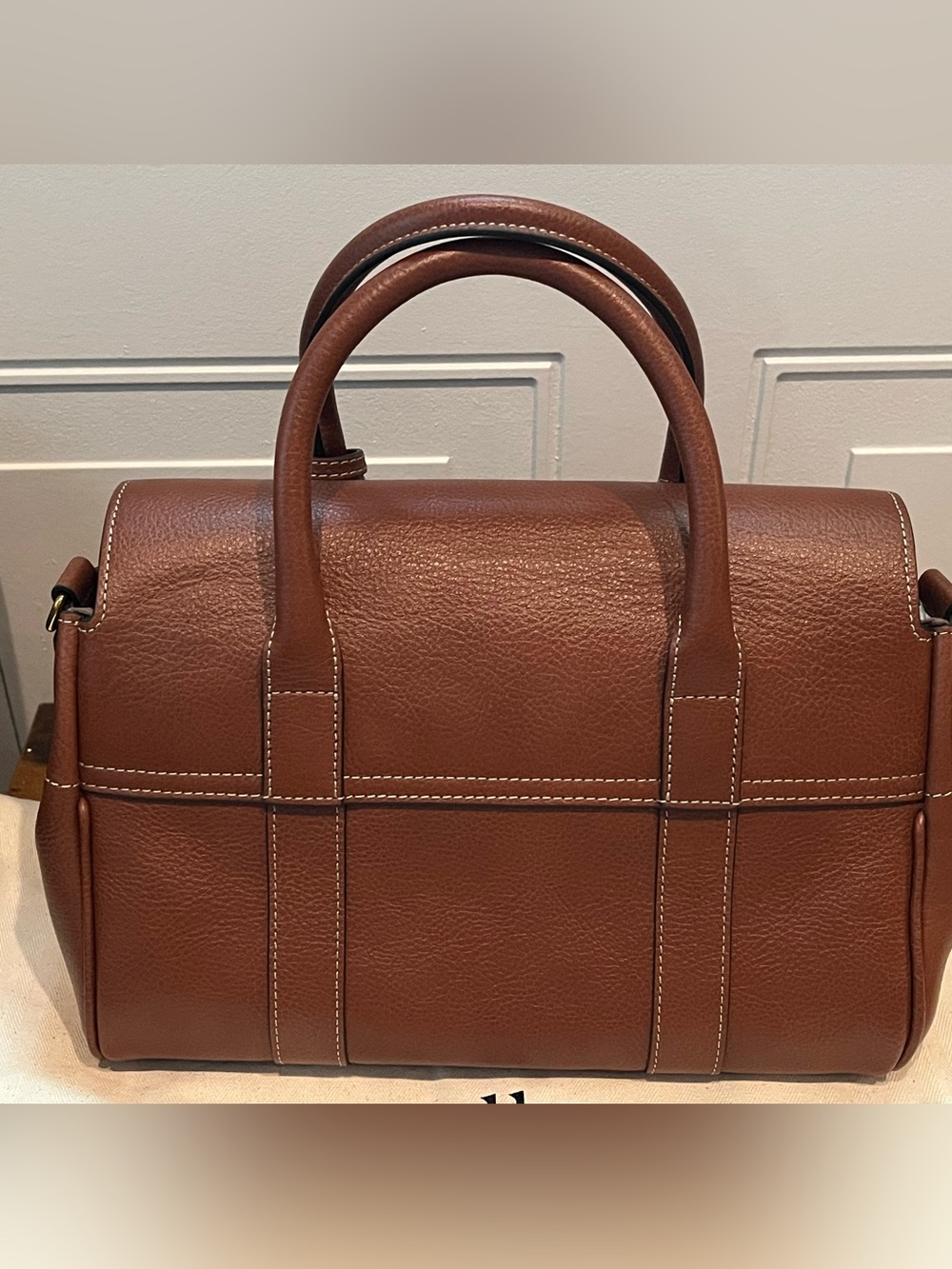 Mulberry Bayswater Satchel in NVT Oak - BNWT’s! - Picture 2 of 9